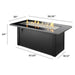 The Outdoor GreatRoom Company Monte Carlo 59" Gas Fire Pit Table Specs