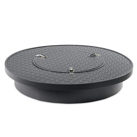 Renegade 32-inch Round Portable Gas Fire Pit Table with matching Cover