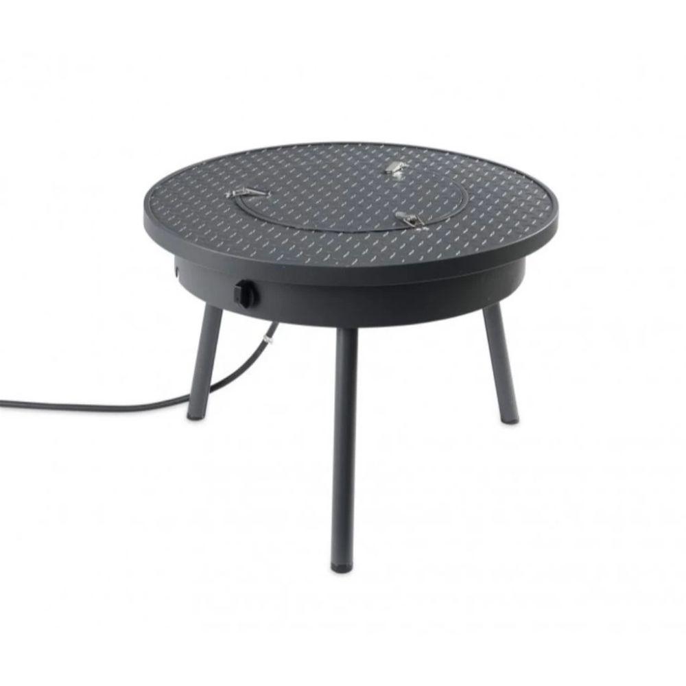 Renegade 32-inch Round Portable Gas Fire Pit Table with matching cover