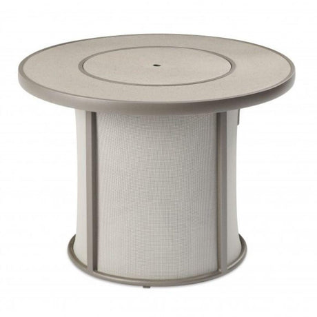 The Outdoor GreatRoom Company Stonefire Gray Round Fire Pit Table burner cover