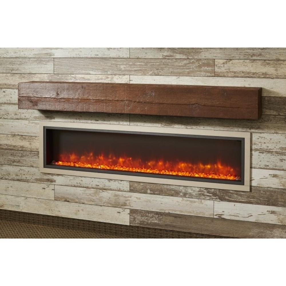 The Outdoor GreatRoom Company Tavern Brown Concrete Floating Mantel Shelf