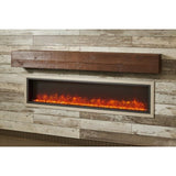 The Outdoor GreatRoom Company Tavern Brown Concrete Floating Mantel Shelf