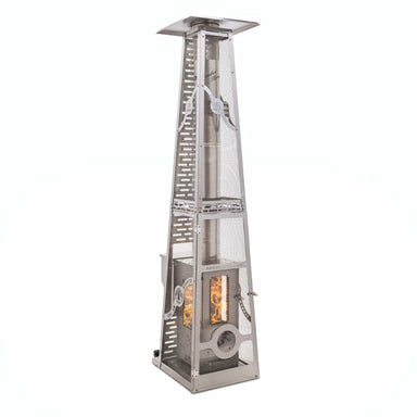 Timber Stoves Big Timber Elite Stainless Steel Pellet Patio Heater - WPPHBTESS1.0