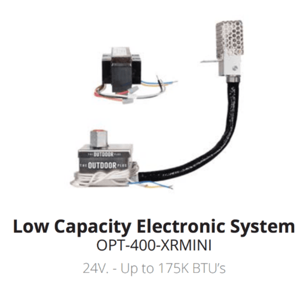 Top Fires Electronic Ignition System - installation view