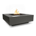 Top Fires Cabo Square GFRC Gas Fire Pit Table in Black