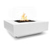 Top Fires Cabo Square GFRC Gas Fire Pit Table in Limestone