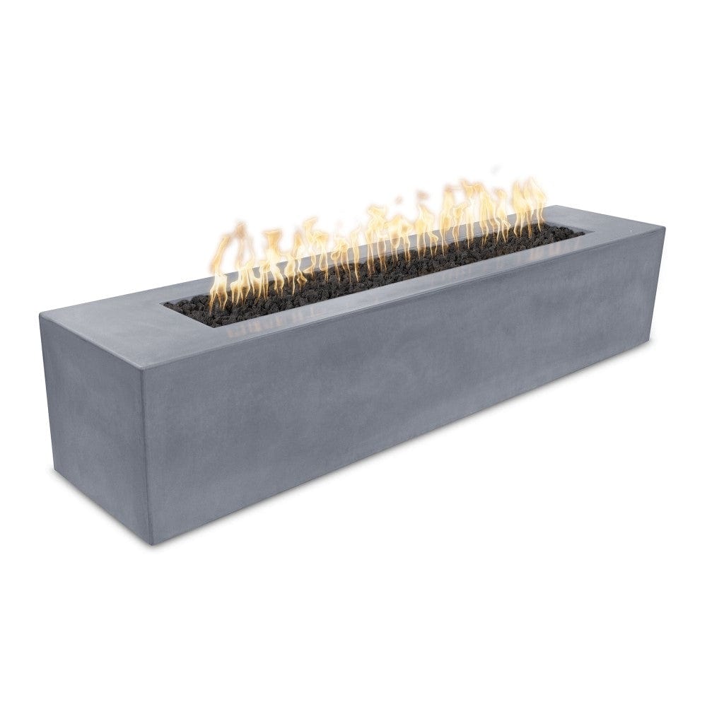 Top Fires Carmen Linear GFRC Gas Fire Pit in Gray
