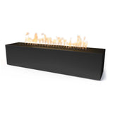 Top Fires Carmen Linear GFRC Gas Fire Pit in Black