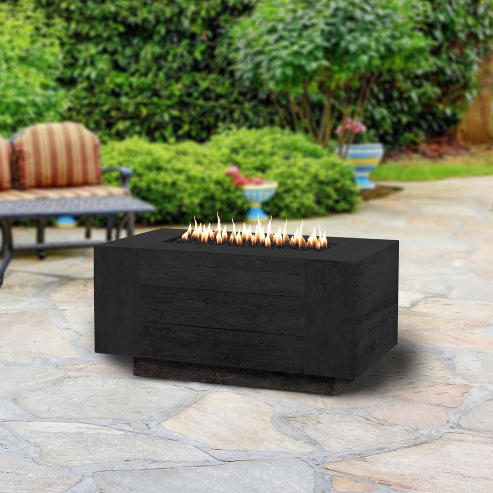 Top Fires Catalina Ebony Fire Pit in Outdoor Area