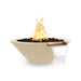 Top Fires 31" Round Concrete Gas Fire and Water Bowl - Electronic (OPT-31FWE12V) Vanilla