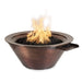 Cazo Fire & Water Bowl Hammered Patina Copper