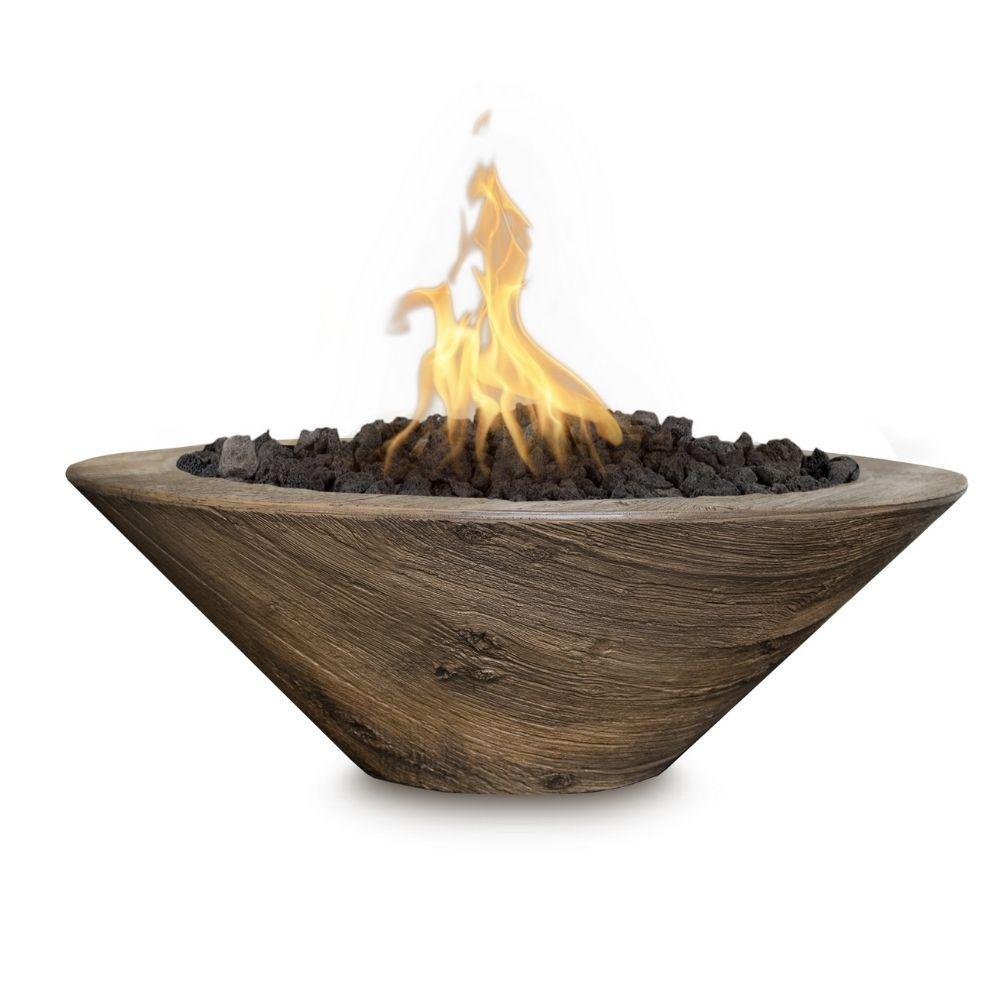 Top Fires Cazo Oak Fire Bowl Electronic Ignition