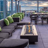 Top Fires Del Mar 48-Inch GFRC Gas Fire Pit Outside Sky Lounge