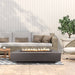 Top Fires Del Mar 84" Rectangular Chestnut Gas Fire Pit in Outdoor Living Area