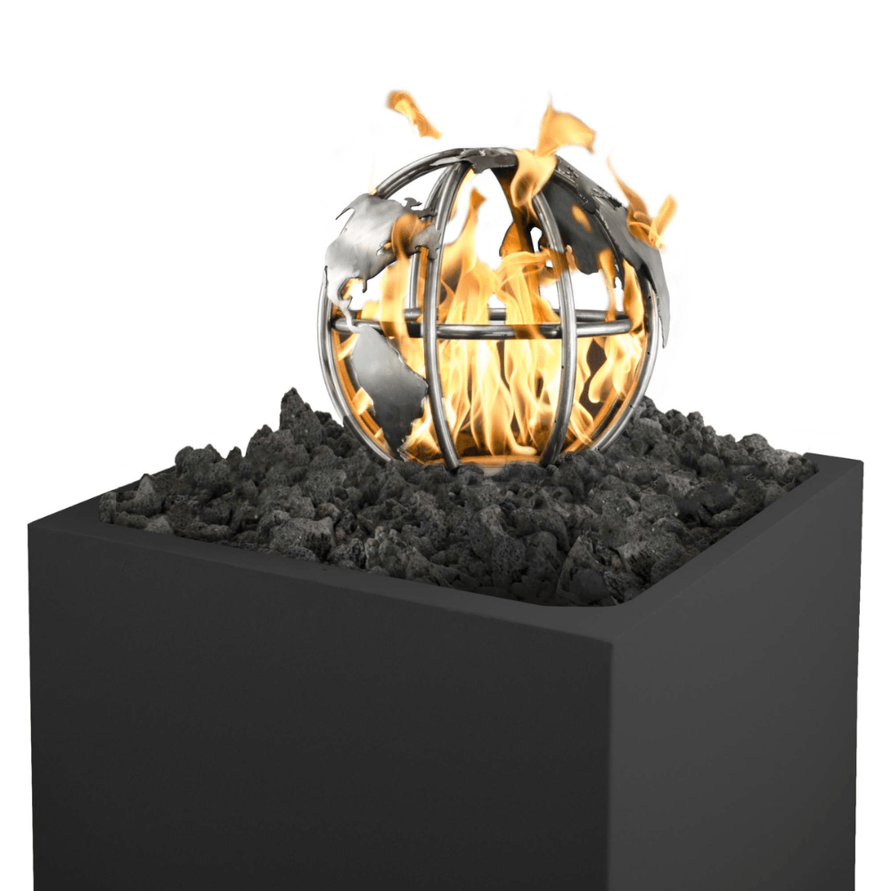 Top Fires Fire Globe Ornamental Gas Burner on fire pit