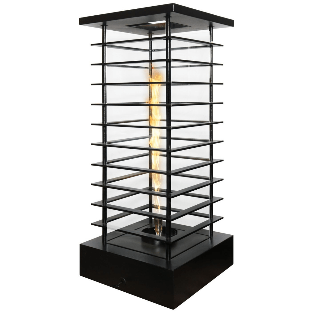 Top Fires High-Rise 72" Tall Black Fire Tower