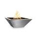 Top Fires 24" Square Stainless Steel Gas Fire Bowl - Electronic Ignition (OPT-103-SQ24WFE)