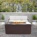 Top Fires Merona Copper Vein Fire Pit Table in Patio