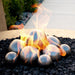 4-Inch and 6-Inch Steel Balls on Top of Fire Pit
