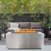 Top Fires Pismo 60" Stainless Steel Gas Fire Pit in Outdoor Patio
