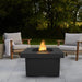 Top Fires Ramona Black Fire Pit Table in Patio