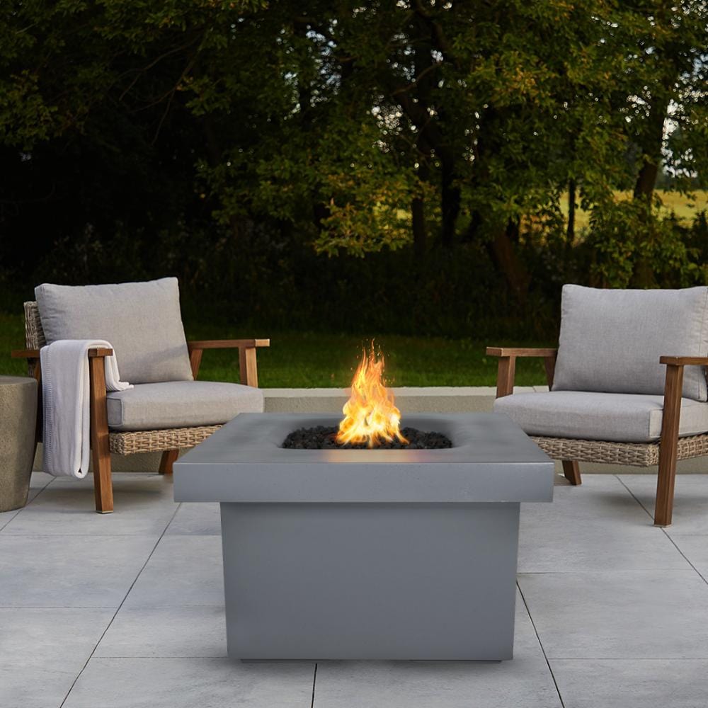 Top Fires Ramona Gray Fire Pit Table in Patio