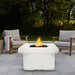 Top Fires Ramona Limestone Fire Pit Table in Patio