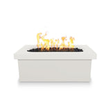Top Fires Ramona 60" Rectangular GFRC Gas Fire Pit in Limestone