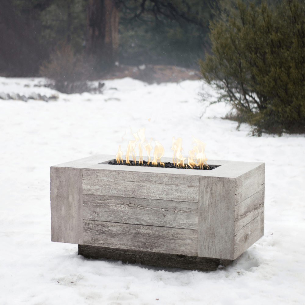top fires catalina fire pit in snow