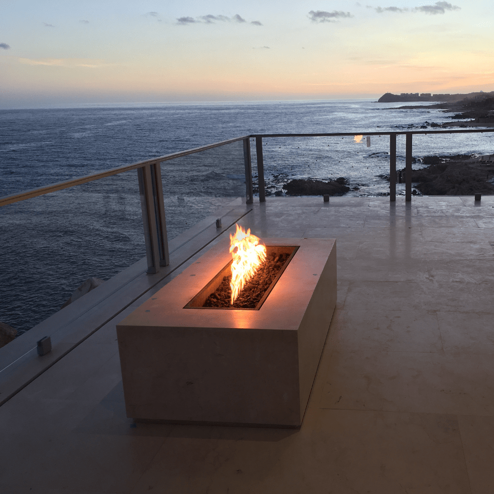 top fires regal  fire pit in terrace