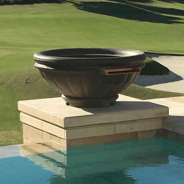 top fires roma fire pit in golf course