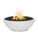 Top Fires Sedona 27-Inch Round Concrete Gas Fire Bowl in Limestone