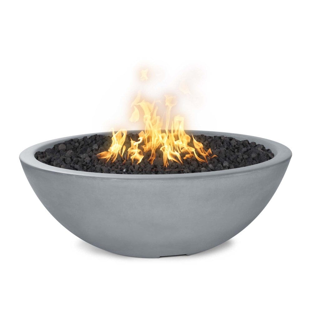 Top Fires Sedona 33-Inch Round Concrete Gas Fire Bowl in Gray