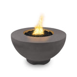 Top Fires 37" Sienna GFRC Gas Fire Pit in Chestnut