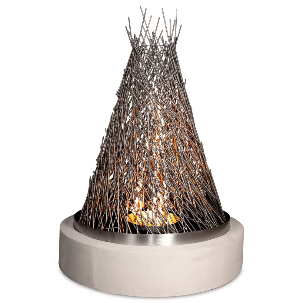 Top Fires The Hay Stack 72" Tall Outdoor Gas Fire Tower
