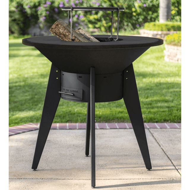 Top Fires the Mojave Powder Coated Black Cast-Iron Grill