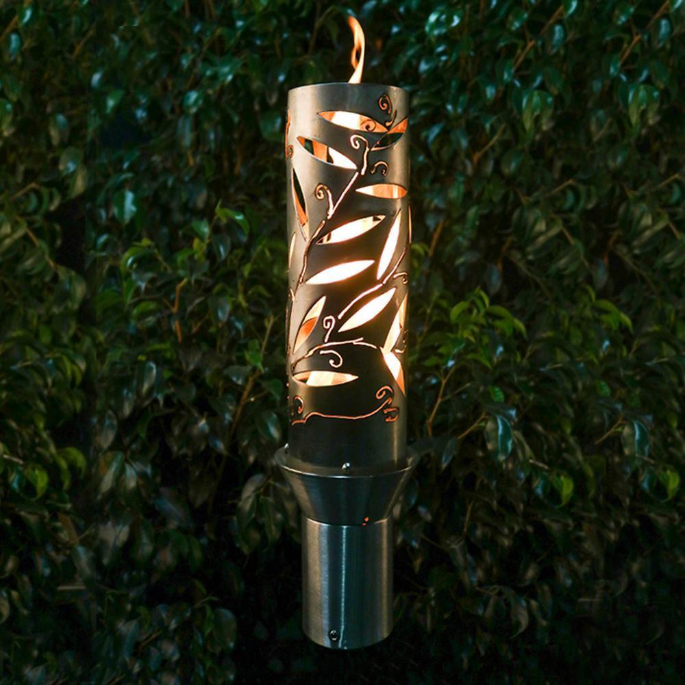 Top Fires 14" Havana Stainless Steel Gas Torch