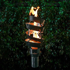 Top Fires 14" Spiral Stainless Steel Gas Torch (OPT-TT10M)