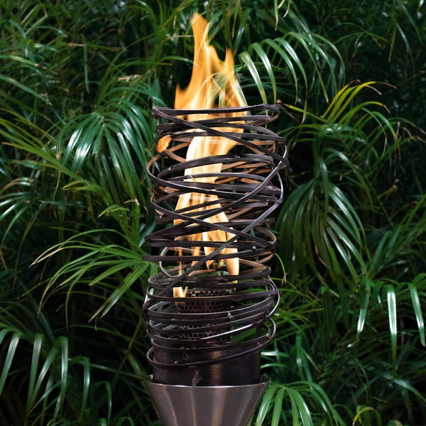 Top Fires 14" Tangled Stainless Steel Gas Torch
