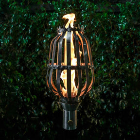 Top Fires 14" Urn Stainless Steel Gas Torch