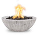 Top Fires 27-inch Sedona Wood Grain GFRC Gas Fire Bowl Match Lit Ivory