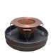 Top Fires 30-inch 4 Way Copper Match Lit Gas Fire and Water Bowl - OPT-4W30