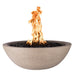 Top Fires 33-inch Round Concrete Match Lit Gas Fire Bowl - OPT-33RFO