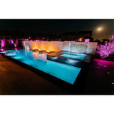 Top Fires 4 Way Copper Gas Fire and Water Bowl Pool Accent