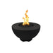Top Fires 37" Sienna GFRC Gas Fire Pit in Black