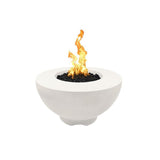 Top Fires 37" Sienna GFRC Gas Fire Pit in Limestone