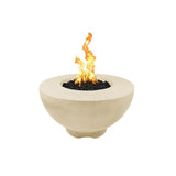 Top Fires 37" Sienna GFRC Gas Fire Pit in Vanilla