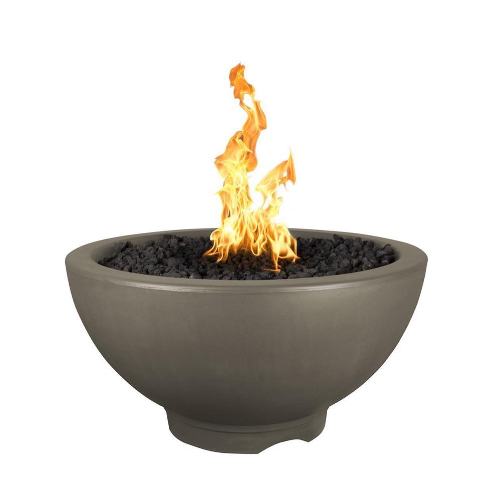 Top Fires 38" Sonoma GFRC Fire Pit in Ash