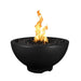 Top Fires 38" Sonoma GFRC Fire Pit in Black