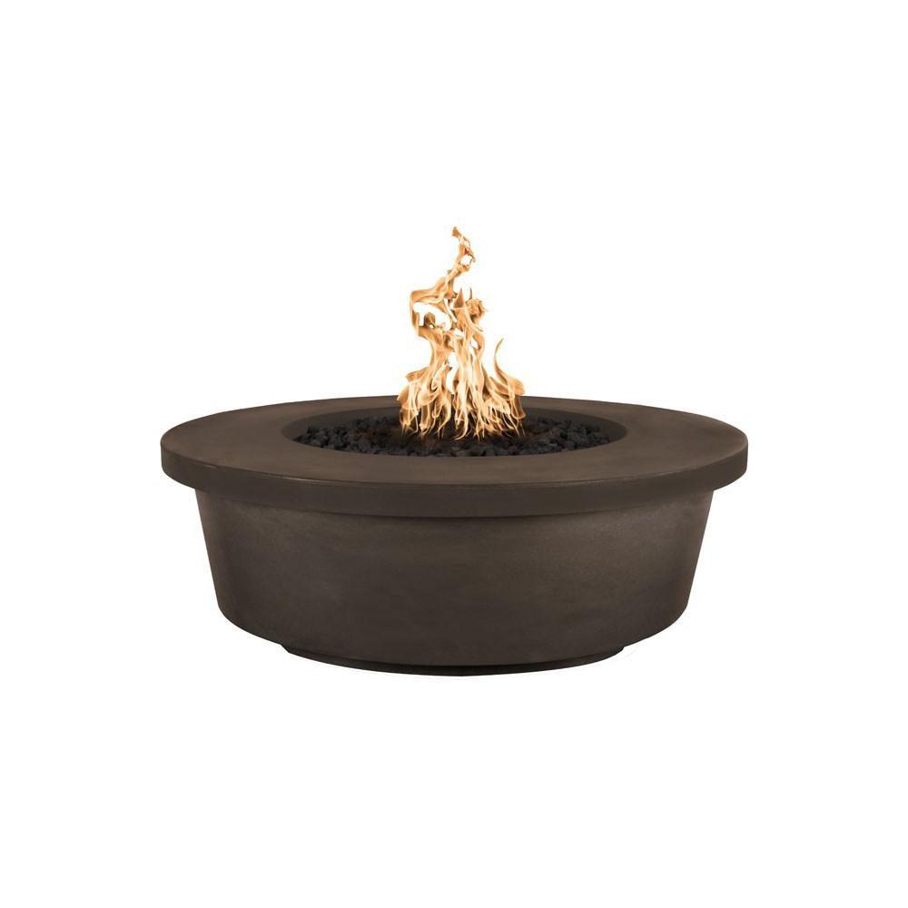 Top Fires Tempe GFRC Fire Pit in Chocolate